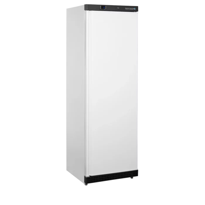 Tefcold UR400W1 White Upright Single Door Fridge 361 Litres