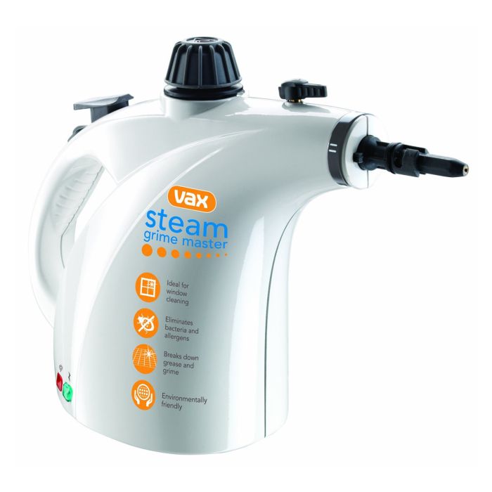 Vax S4 Grime Master Handheld Steam Cleaner + Accessories