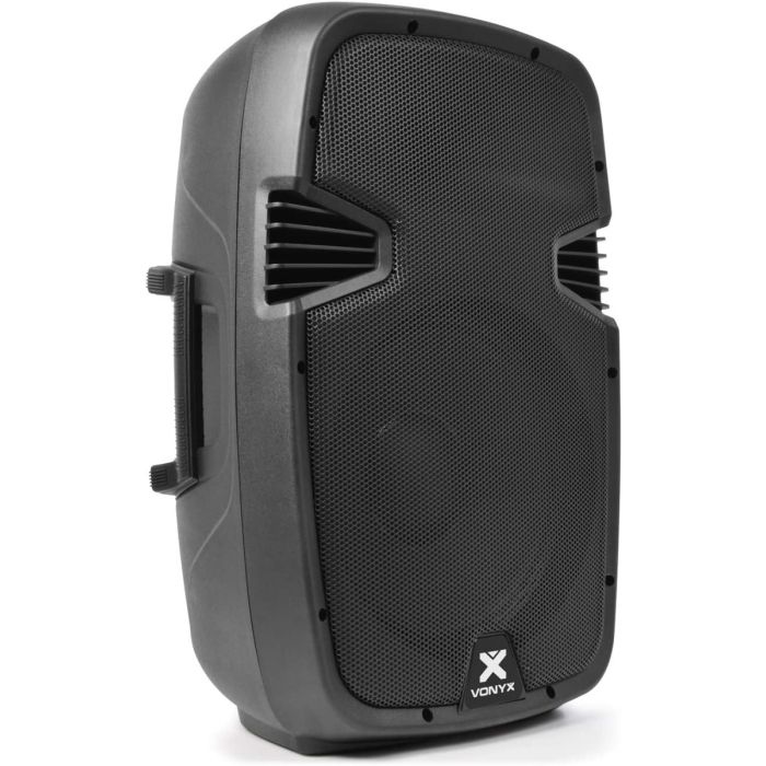 Vonyx SPJ-1200A NEW 12" Active Powered Portable PA Speaker System DJ Disco 600W