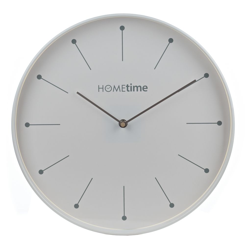 Hometime White Modern Wall Clock