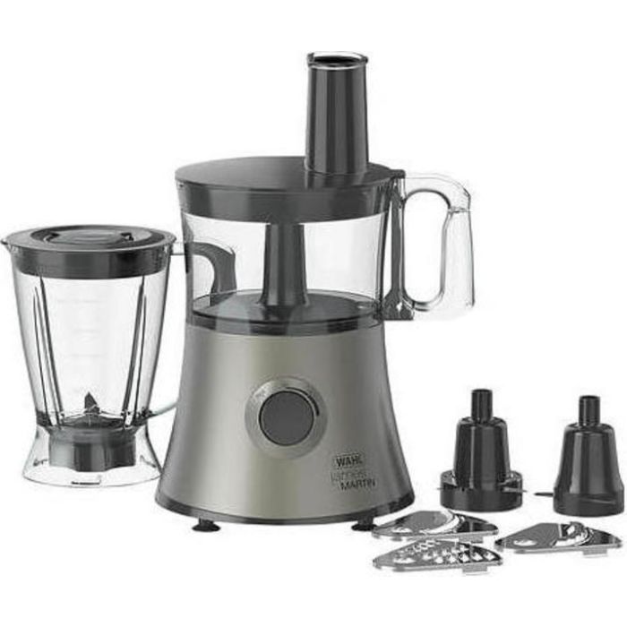Wahl ZX888-1 NEW James Martin Compact 1L Food Processor Blender 500W Steel Grey