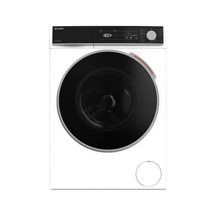 Sharp ES-NFH014CWB Freestanding Washing Machine 1400 RPM 10Kg B Rated White