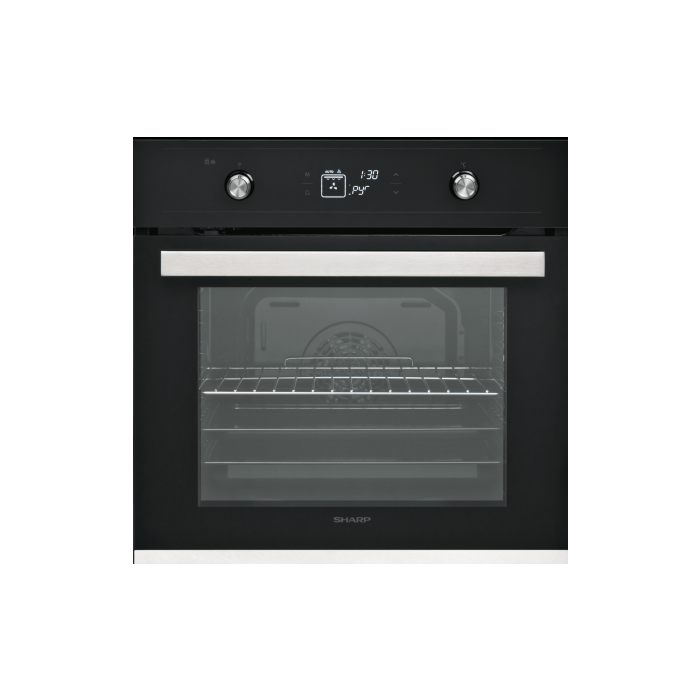 Sharp K-60M15BL2-EU Built In Electric Single Oven Mechanical Timer A Rated Black