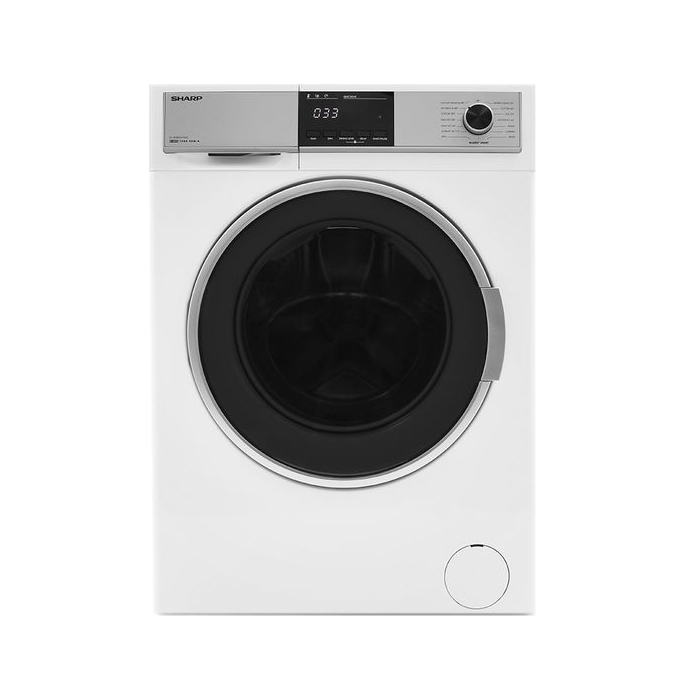 Sharp ES-HDB8147W0 Freestanding Washer Dryer 1400 Rpm 8 Kg White - A Rated