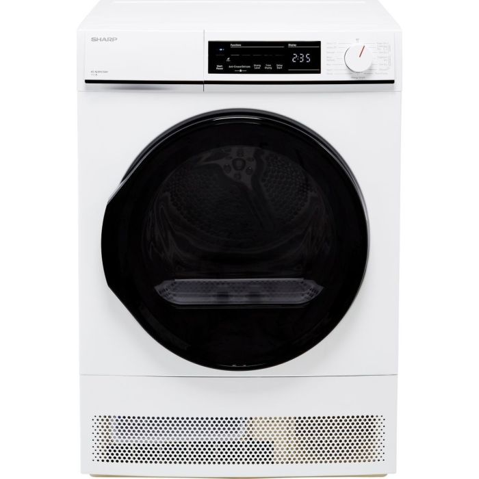 Sharp KD-NCB9S7GW9 Freestanding Condenser Tumble Dryer 9Kg B Rated White