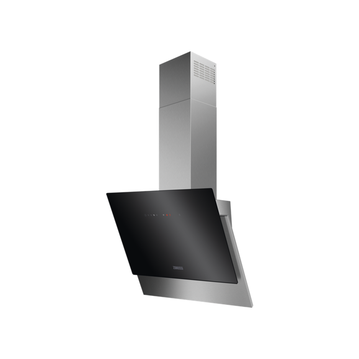 Zanussi ZFV916Y 60cm Angled Chimney Cooker Hood Series 60 Energy Class C Black