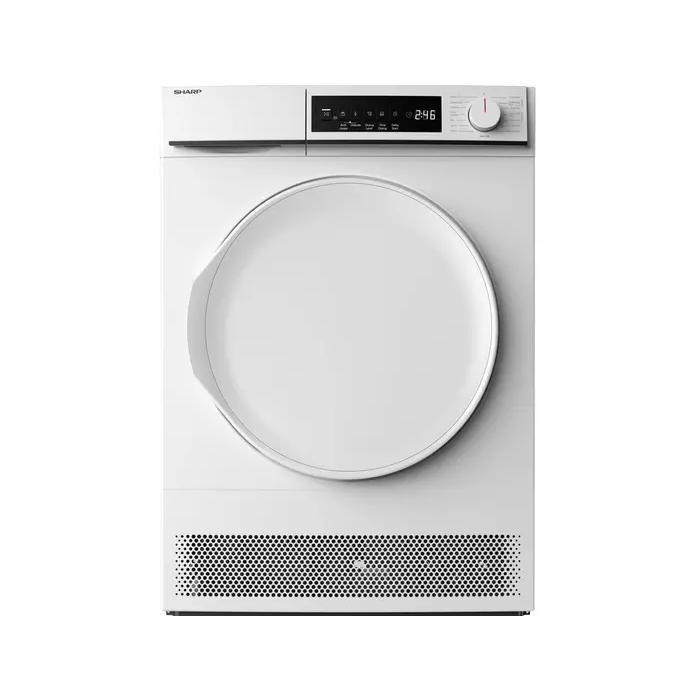 Sharp KD-NCB9S7PW9-EN 9 kg Freestanding Condenser Tumble Dryer B Rated White