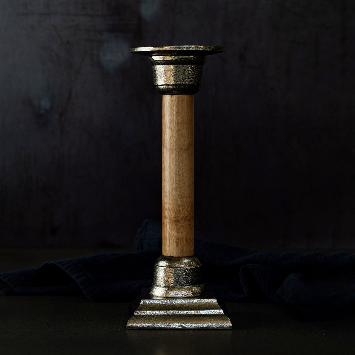 Wooden Candle Stick – Small - 28cm