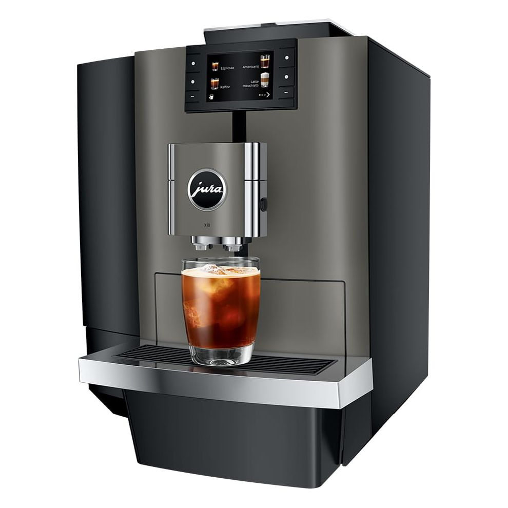 Jura Automatic Commercial X10 Dark Inox Coffee Bean To Cup Machine